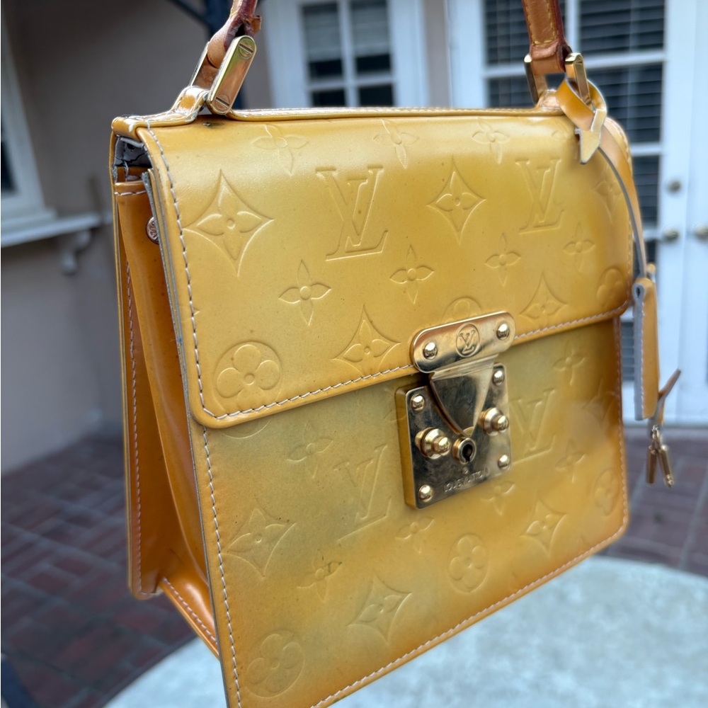 Louis Vuitton Spring Street Yellow Monogram Handbag and Wallet Set - Picture 5 of 9